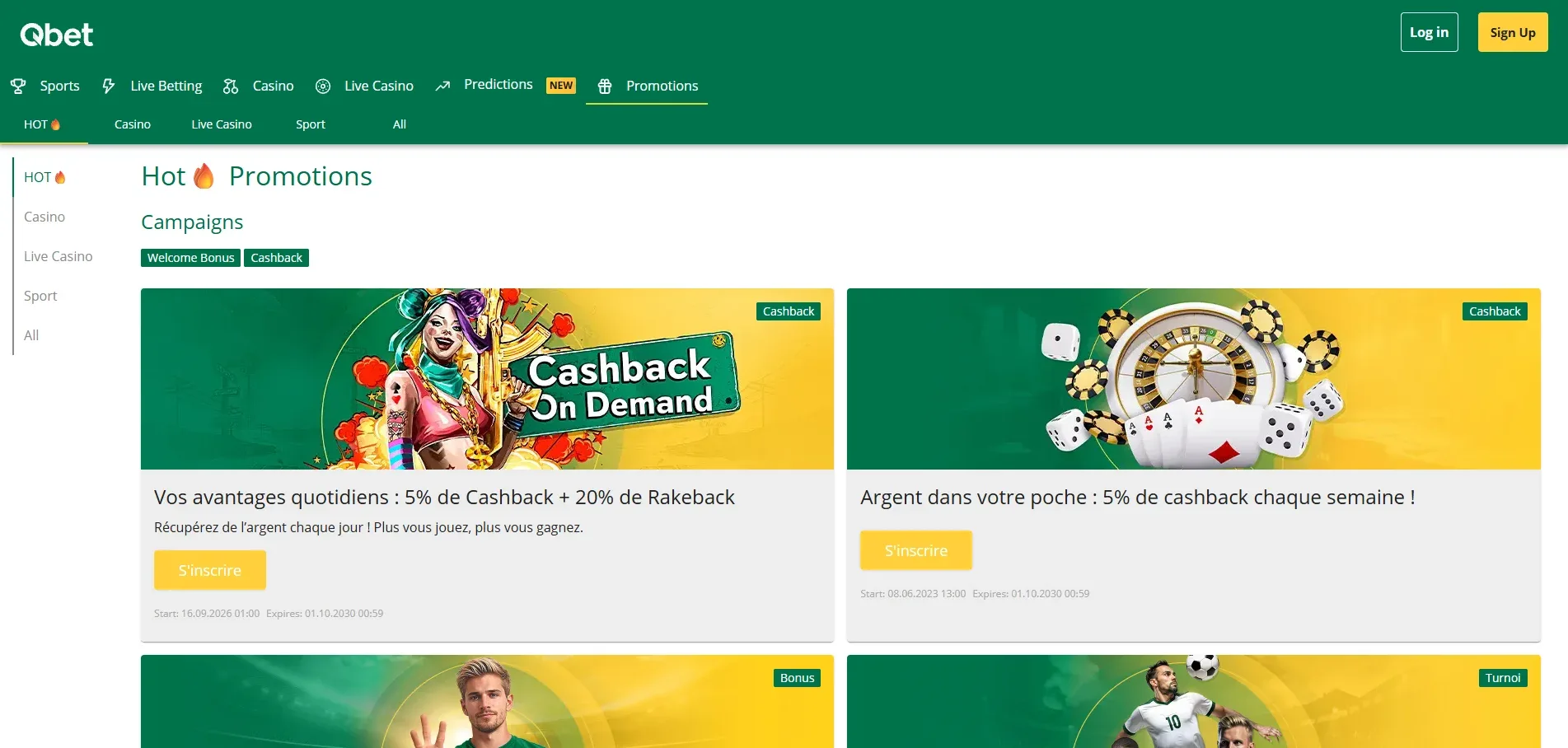 Qbet Casino Bonus
